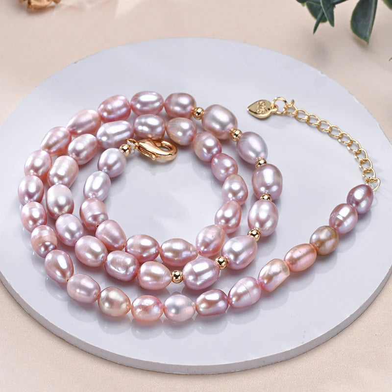 Coquette Charm Pearl Necklace