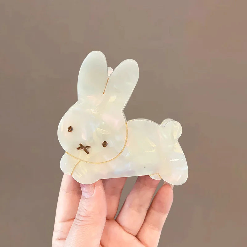 Cute Bunny and Dog Hair Claw Clips