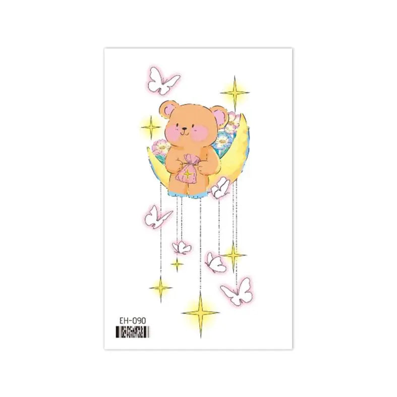 Coquette Twinkle Colorful Temporary Tattoo Sticker