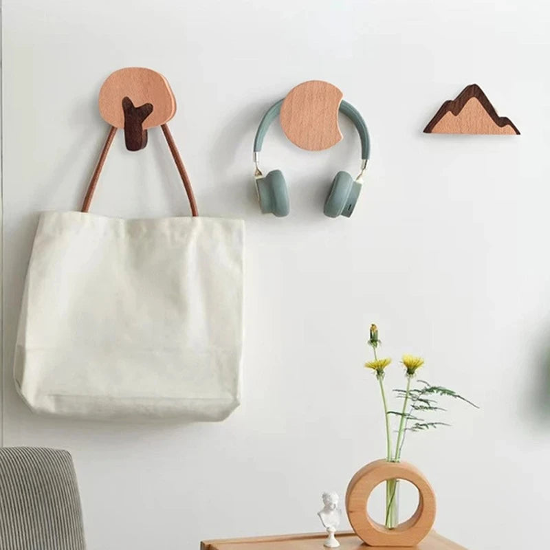 Cute Animal Wooden Hooks for Room Decor