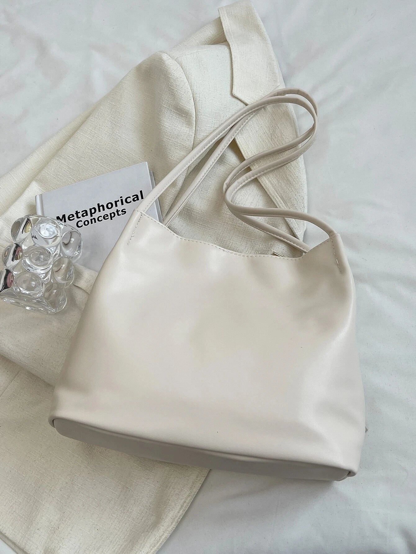 Coquette Bow Bucket Shoulder Bag
