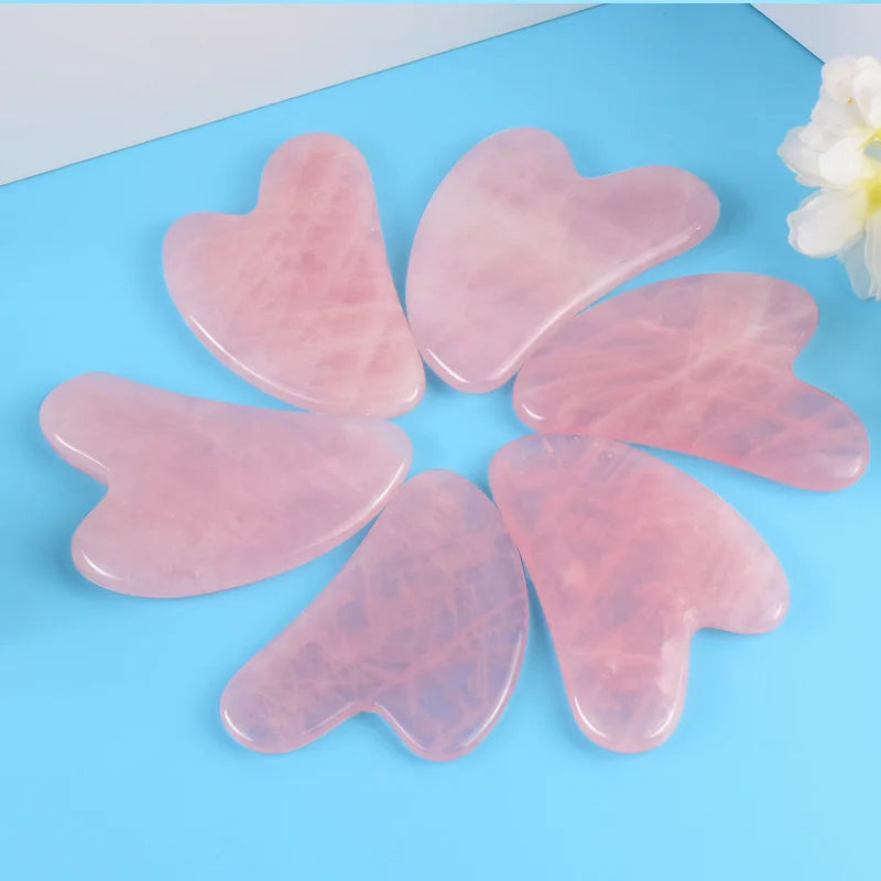 Coquette Rose Quartz Gua Sha Tool