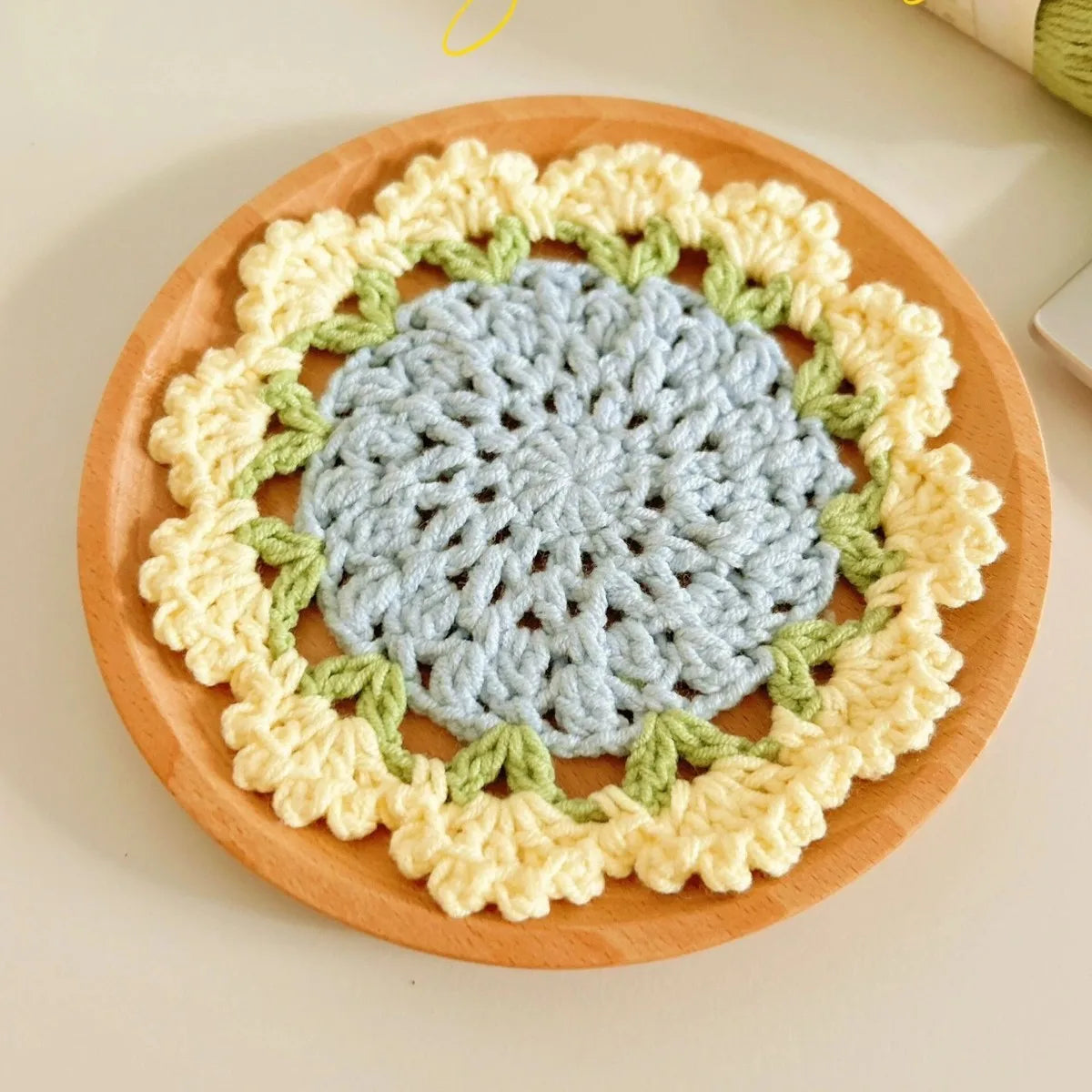 Coquette Handwoven Rose Bouquet Coaster