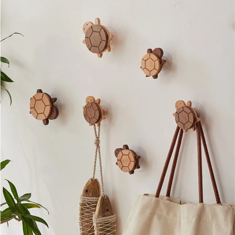 Cute Animal Wooden Hooks for Room Decor