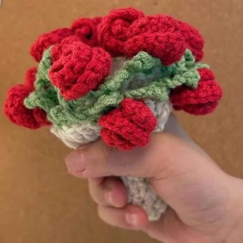 Coquette Handwoven Rose Bouquet Coaster