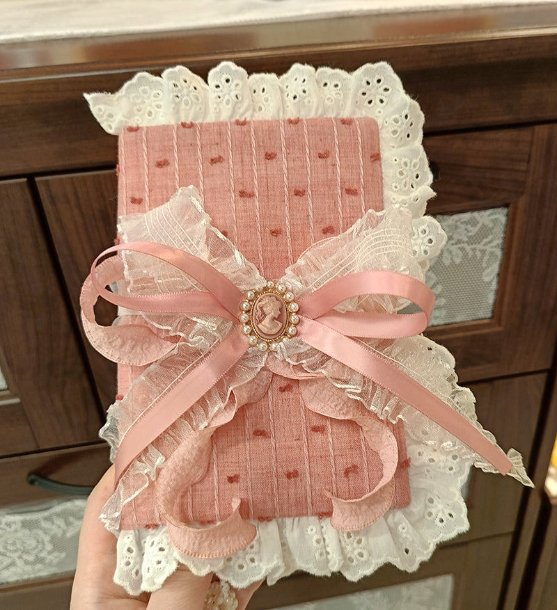 Coquette Raspberry Kiss Handmade Journal