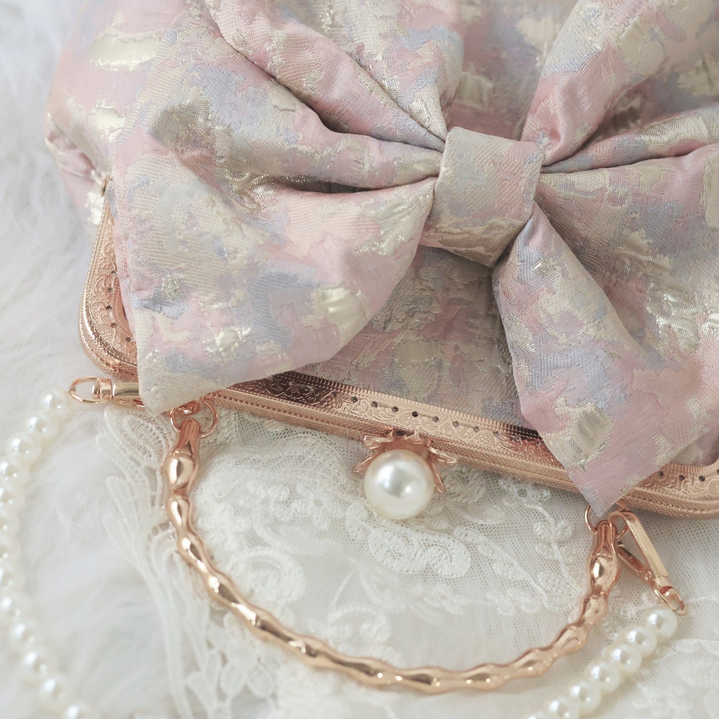 Coquette Blushing Duchess Bow Bag