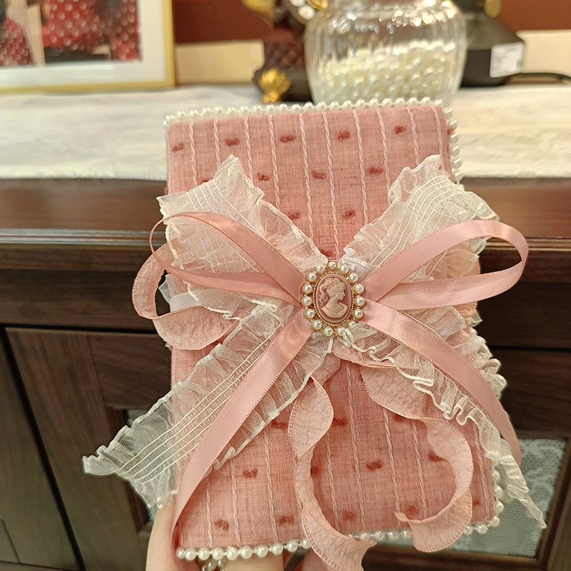 Coquette Raspberry Kiss Handmade Journal
