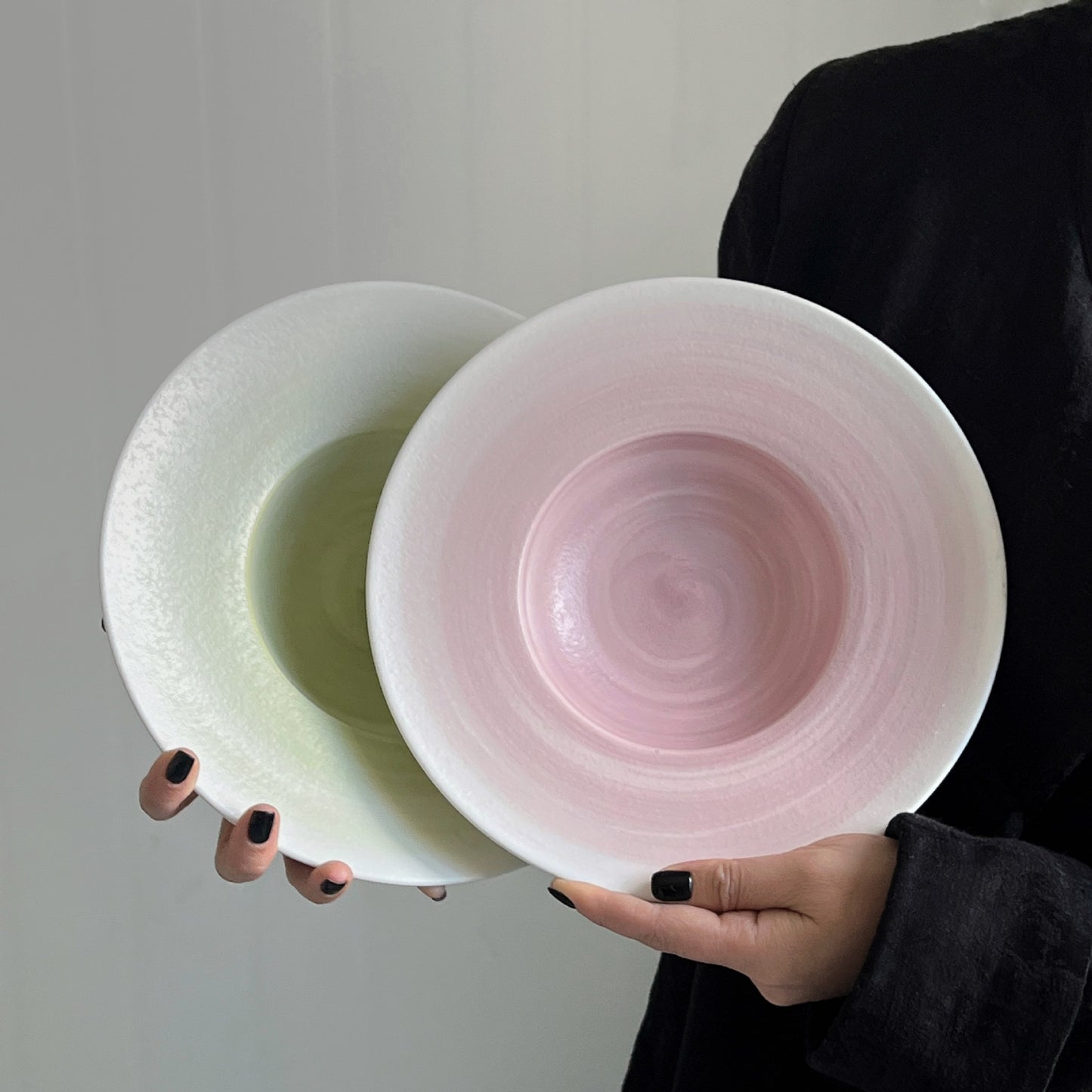 Petal Dawn and Meadow Mist Plate