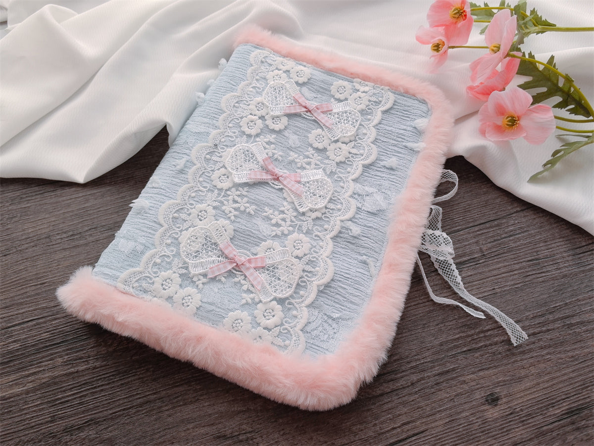 Coquette Velvet Cherry Blossom Love Song Handmade Journal