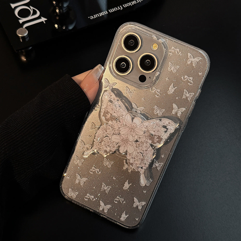 Coquette Butterfly Blossom Elegance Phone Case