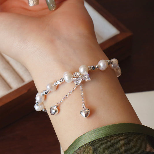 A bow keeps two heartbeats — Bracelet