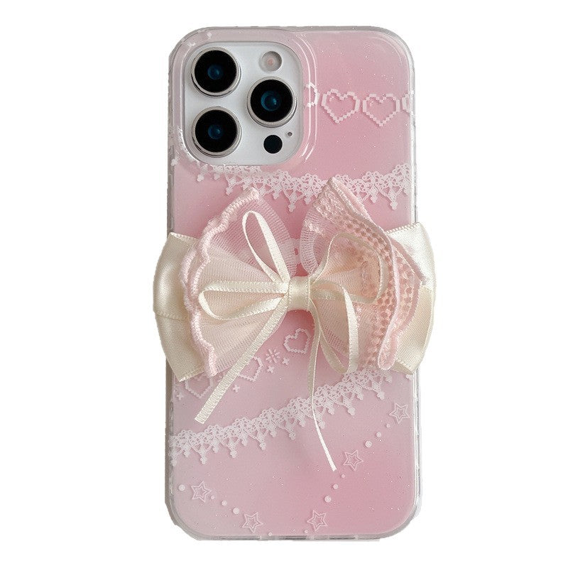 Coquette Sweetheart of Pink Lace Phone Case