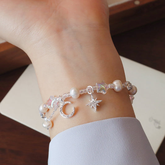 Starlight tucks in a pearl — Bracelet
