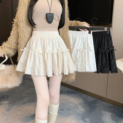 Summer Whimsy Cake Lace Puffy Mini Skirt