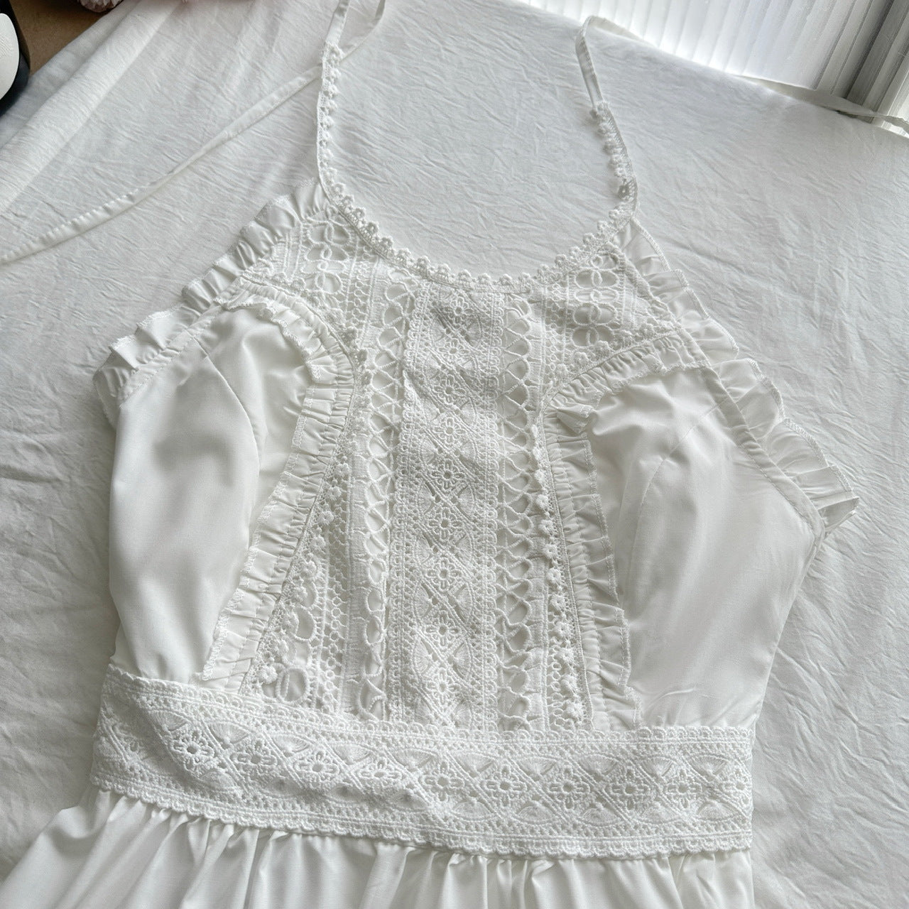 Coquette Silent Poetry in Ivory Haze Dress