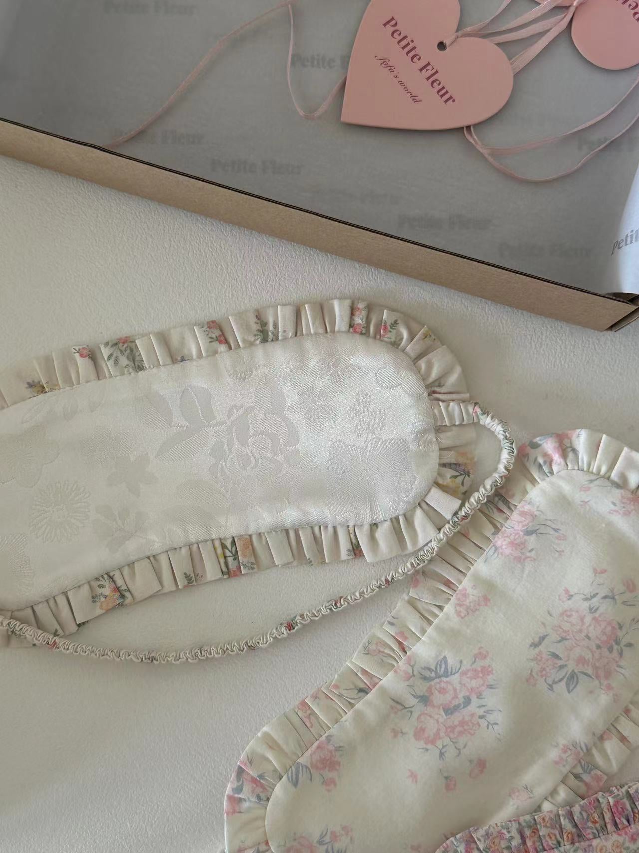 Coquette Petite Fleur Ruffle Sleep Mask