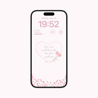 Coquette Confident Heart Wallpaper