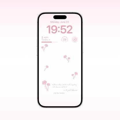 Coquette Blossom Poetry Dream Wallpaper
