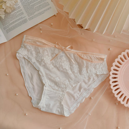Coquette Soft Whispers and Bunny Kisses Panties Set