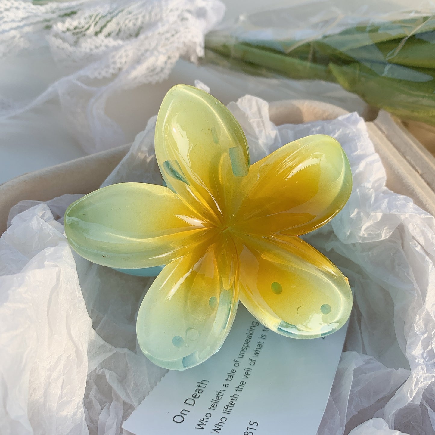 Wish Upon a Flower Clip