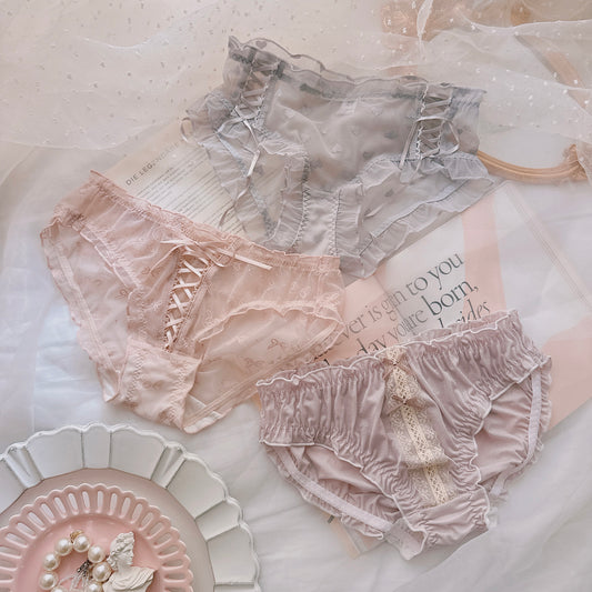 Coquette Moonlit Waltz and Satin Dreams Panties Set