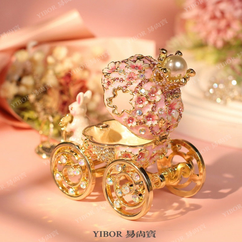 A Bunny Drives the Blossom Coach — Storage Box