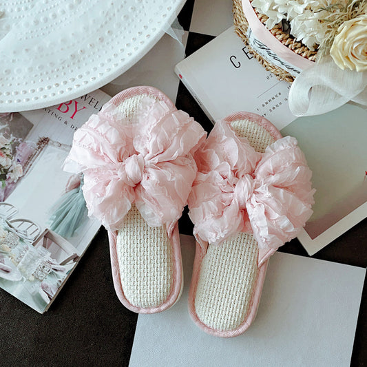 Coquette Princess Wrapped in Pink Petals Slippers