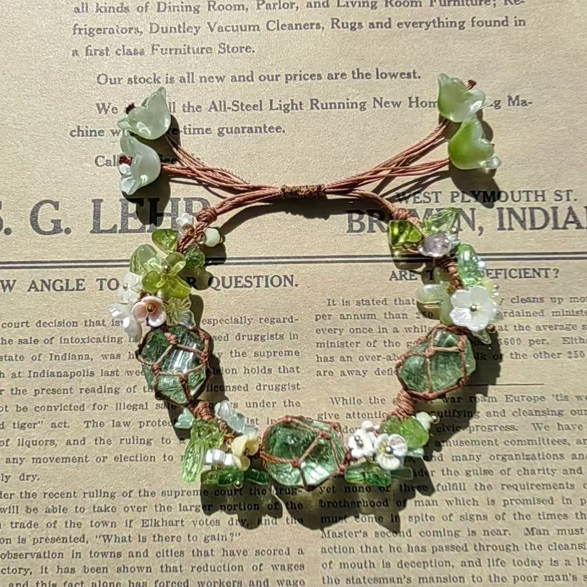 Forest Whisper Bracelet Handmade