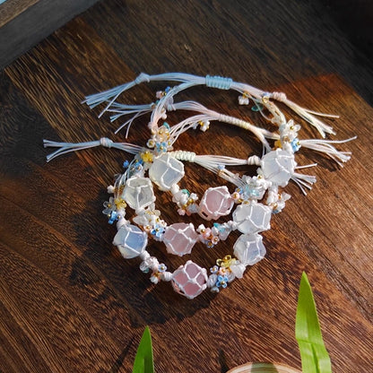 Pink Dream Garland Bracelet Handmad