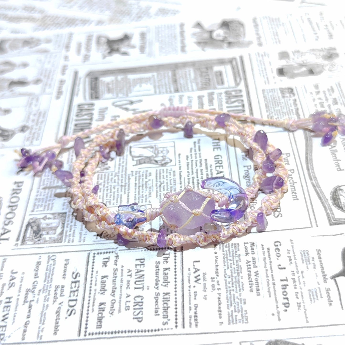 Lavender Dream Bracelet Handmade