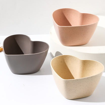 Gentle Wishes in a Heart Shell Fruit Bowl