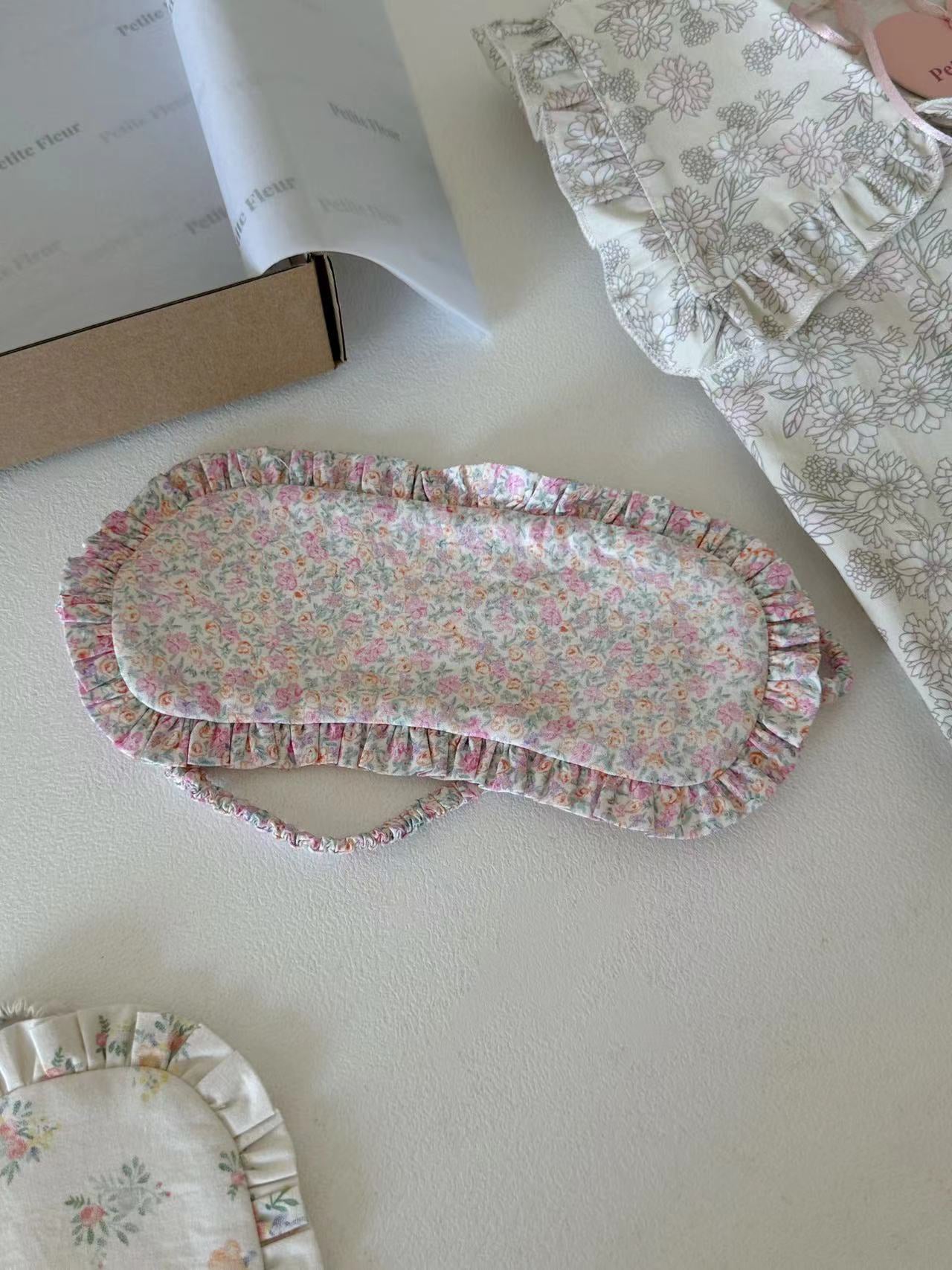 Coquette Petite Fleur Ruffle Sleep Mask