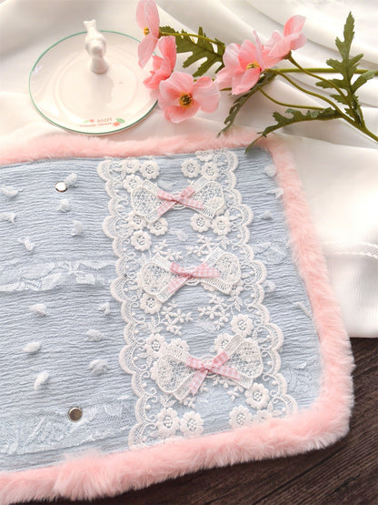 Coquette Velvet Cherry Blossom Love Song Handmade Journal