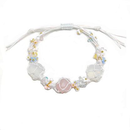 Pink Dream Garland Bracelet Handmad
