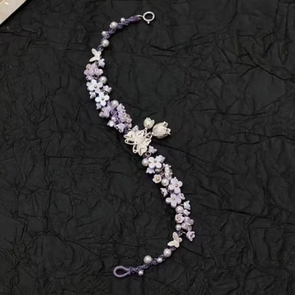 Coquette Lavender Blossom Bracelet