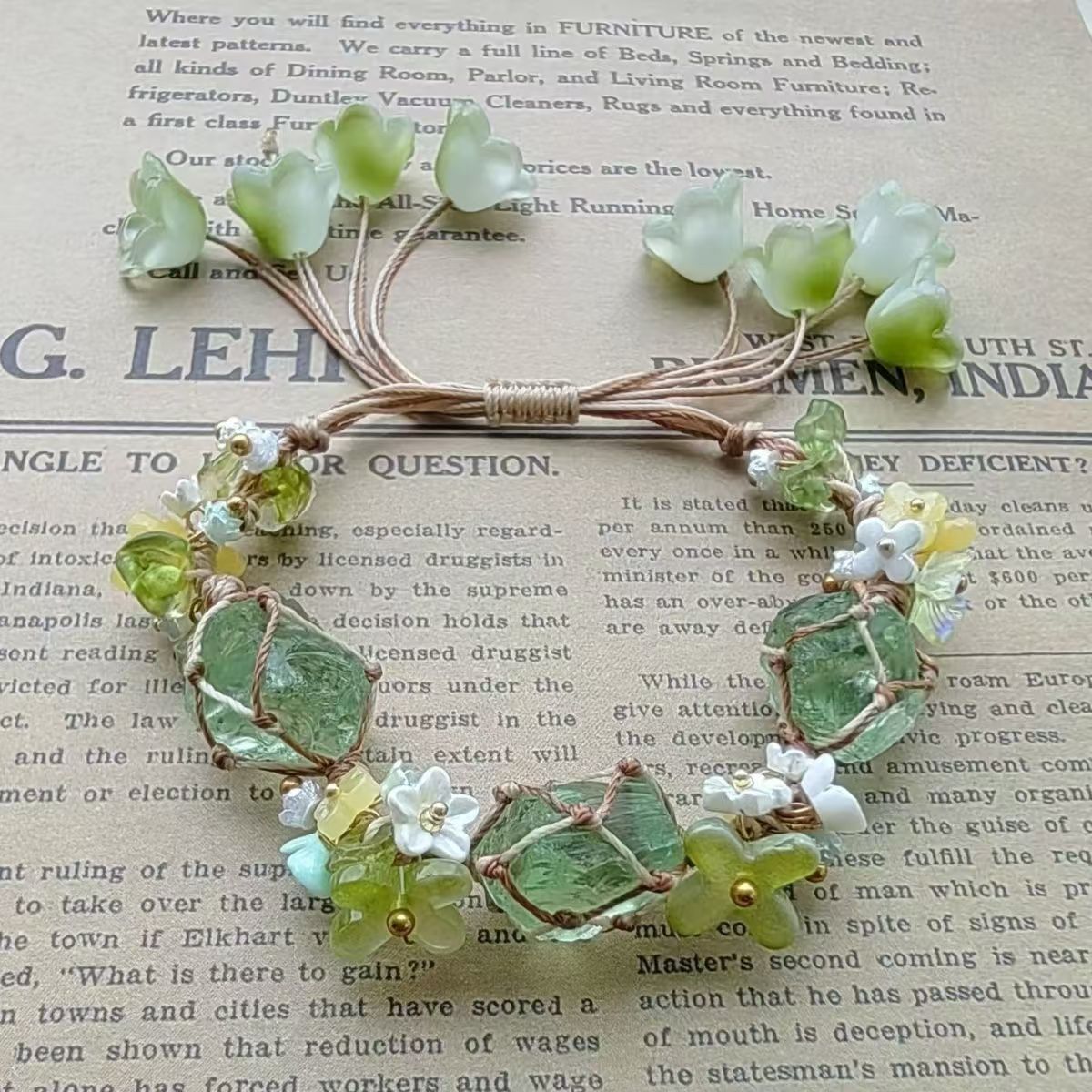 Forest Whisper Bracelet Handmade