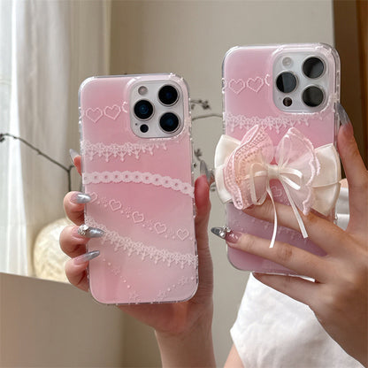 Coquette Sweetheart of Pink Lace Phone Case