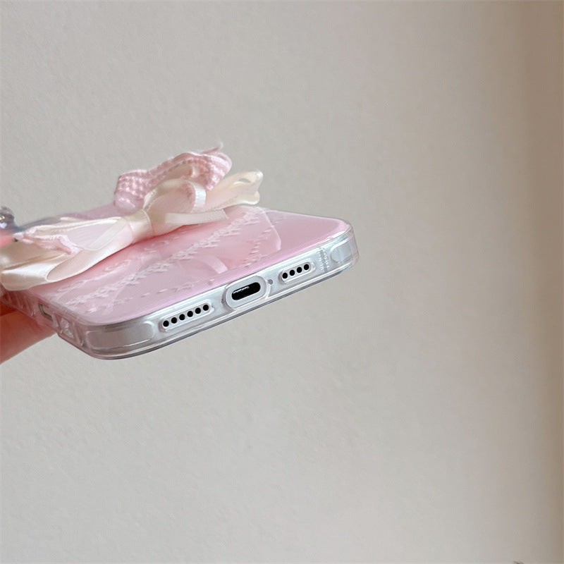 Coquette Sweetheart of Pink Lace Phone Case