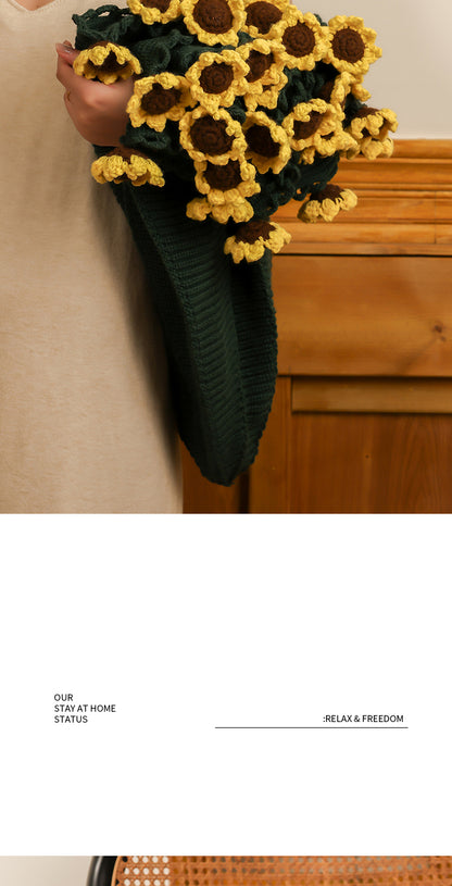 Coquette Enchanted Floral Knit Blanket