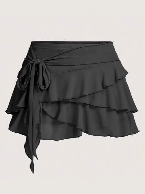 Coquette Ruffle Charm Mini Skirt