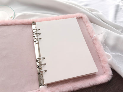 Coquette Velvet Cherry Blossom Love Song Handmade Journal