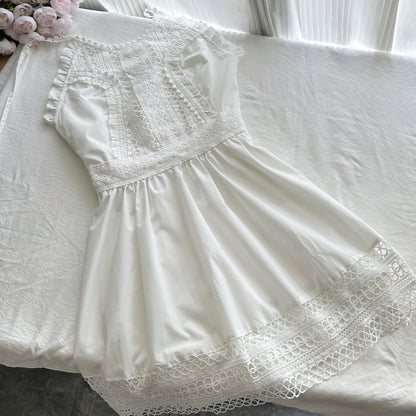 Coquette Silent Poetry in Ivory Haze Dress