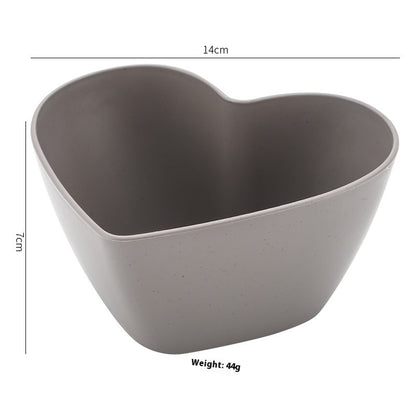 Gentle Wishes in a Heart Shell Fruit Bowl