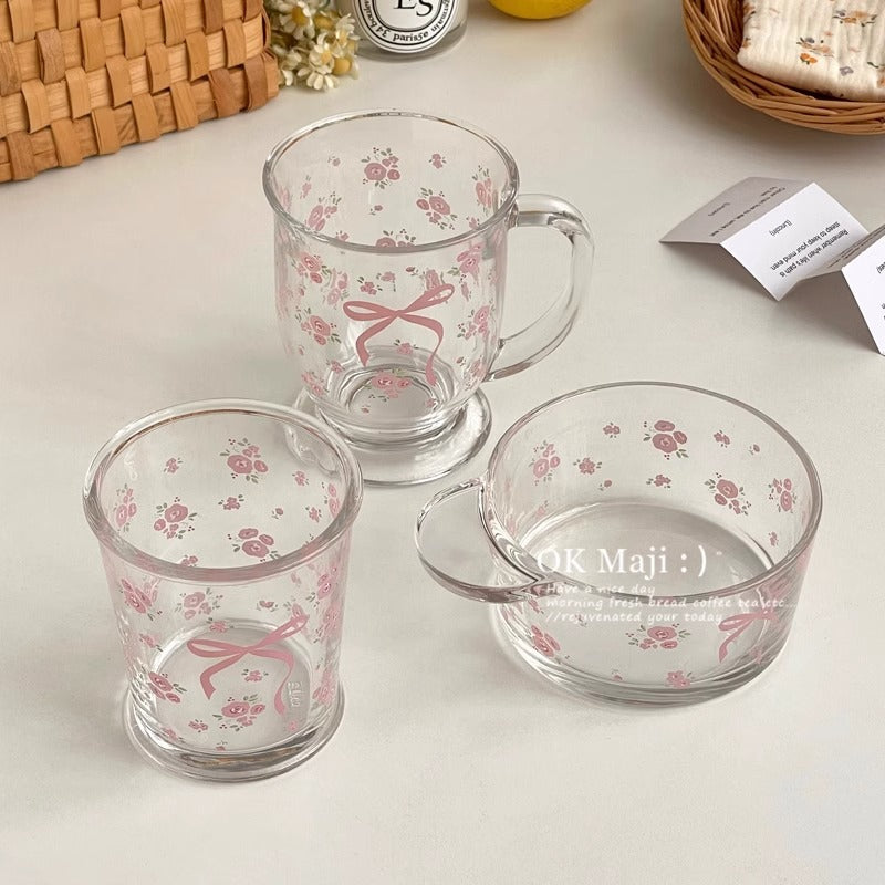 Coquette A Bow Of Rosy Mornings Glass