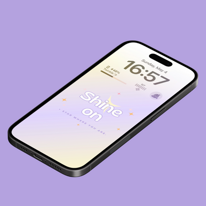 Aesthetic Girly Shine On Aura Wallpaper