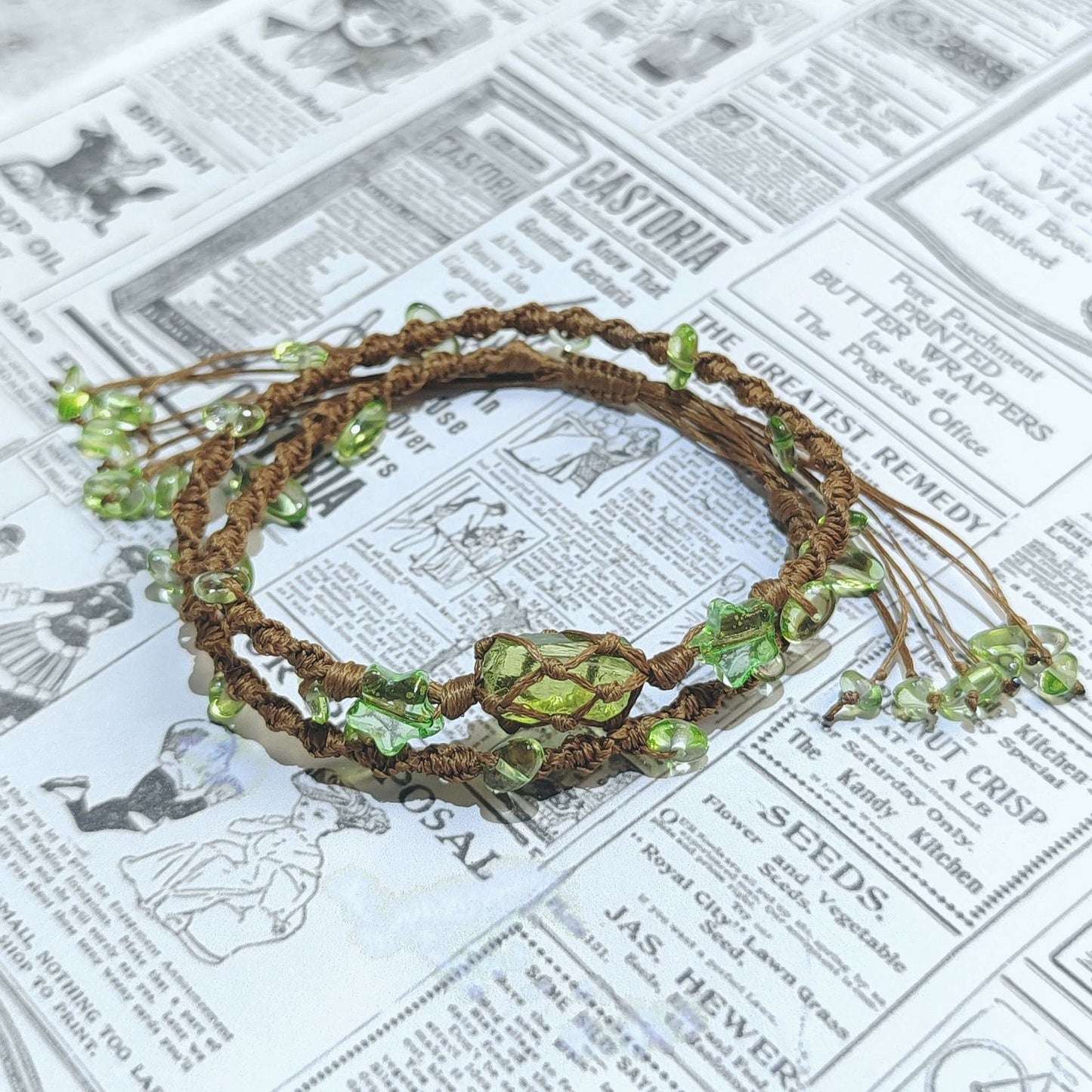 Forest Whispers Bracelet Handmade