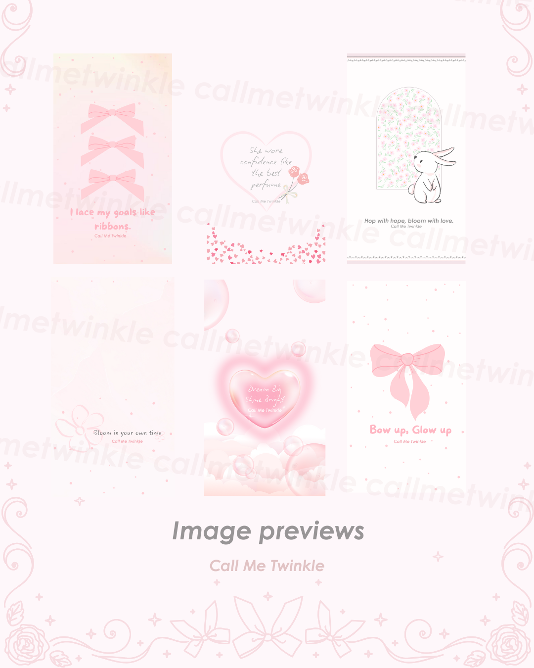 Healing Wallpaper Pack – 50+ Soft & Girly Calm Designs