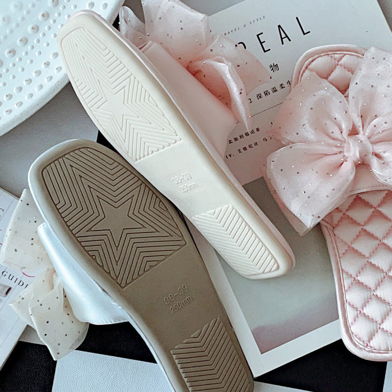 Coquette Where Every Step Twinkles Slippers