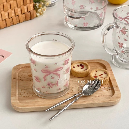Coquette A Bow Of Rosy Mornings Glass